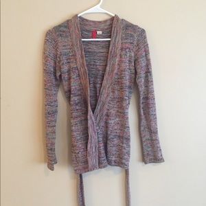 H&M Cotton Light Rainbow Cardigan